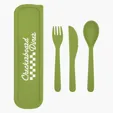 Wheat Utensil Set with Travel Case — view 2