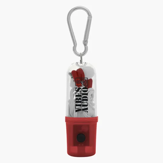 Earbuds With Flashlight Case — view 2