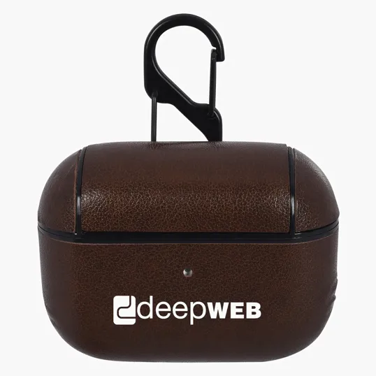 Leatherette Earpods Pouch with Carabiner — view 2