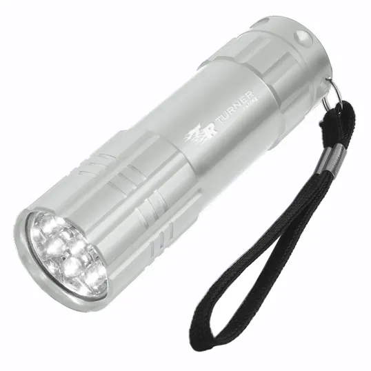 Aluminum LED Flashlight With Strap — view 6