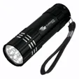 Aluminum LED Flashlight With Strap — view 2
