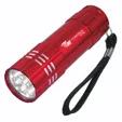 Aluminum LED Flashlight With Strap — view 5