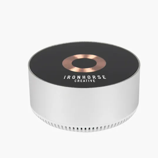 15W Glass Top Wireless Charger & Speaker — view 2