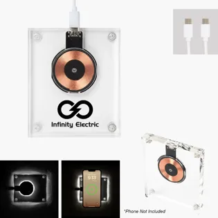 Picture For 15W Acrylic Light Up Wireless Charger