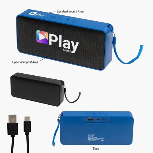 RABS Recycled ABS Wireless Speaker with Bluetooth 5.0 — view 3