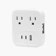 Type-C Wall Adapter with AC, USB & Type-C Output — view 2