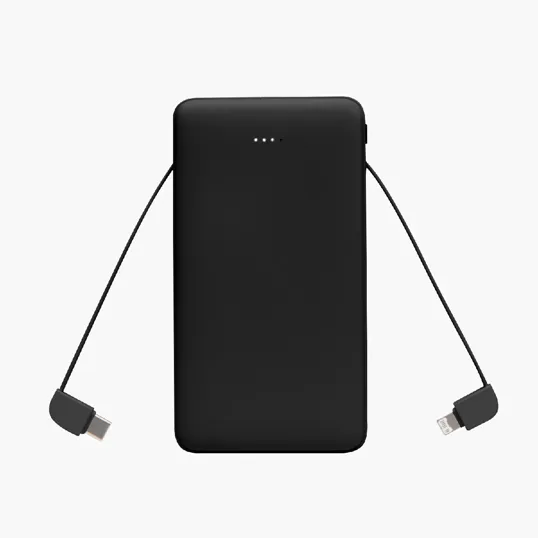 10,000 mAh Power Bank With Integrated Cables — view 8