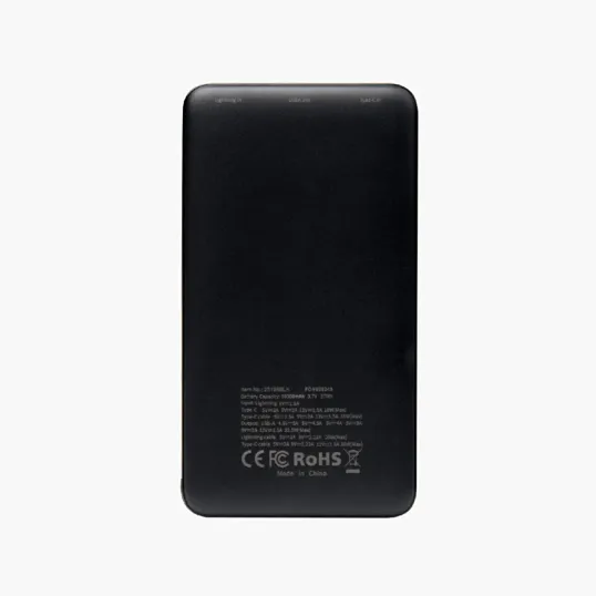 10,000 mAh Power Bank With Integrated Cables — view 6