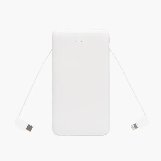 10,000 mAh Power Bank With Integrated Cables — view 9