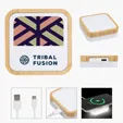Bamboo Wireless Charger Night Light