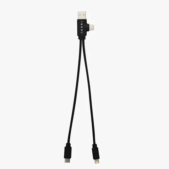 Dual Connect Recycled Multi-Charge Cable — view 2