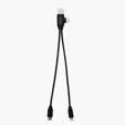 Dual Connect Recycled Multi-Charge Cable — view 2
