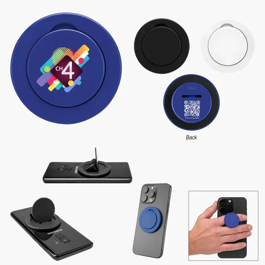 Magnetic Grip Phone Holder with Ring — view 4