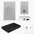 5000 mAh Aluminum & rABS Power Bank
