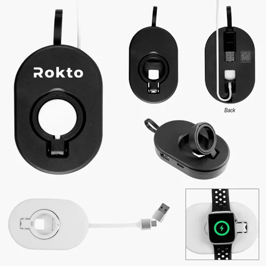 Charging Hub With Wireless Watch Dock