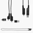 3' 60W Quick Charge Cable with USB-A & Type-C — view 2