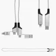 3' 60W Quick Charge Cable with USB-A & Type-C — view 5