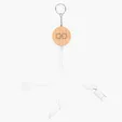 10W Bamboo Multi-Charging Cables Keyring With Watch Dock — view 3