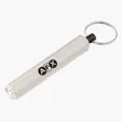 Mini Cylinder LED Flashlight Key Tag — view 6