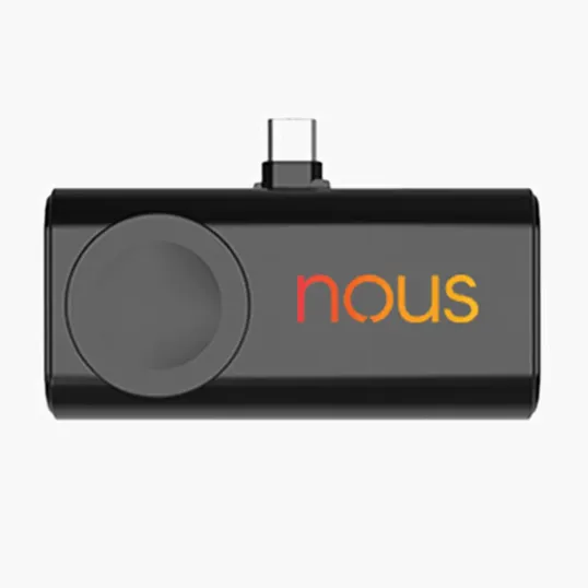 5,000 mAh Dual Plug Power Bank With Watch Charger — view 2