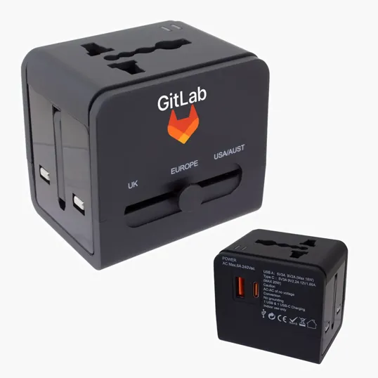 20W Universal Travel Adapter with Type-C