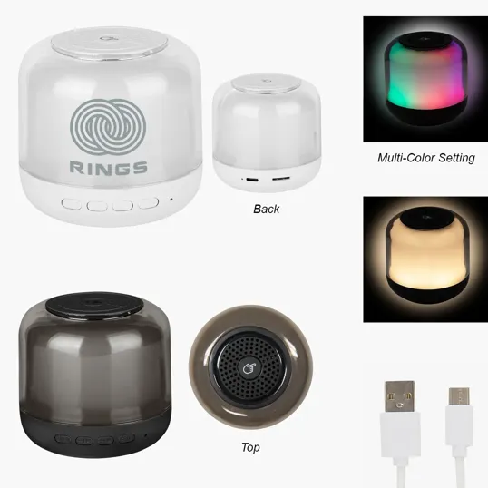 Wireless Speaker With Touch Sensor Night Light