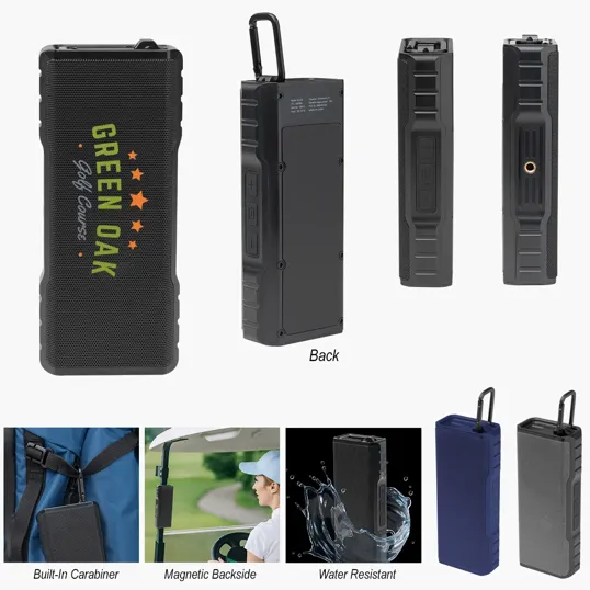 Magnetic Bluetooth Speaker With Carabiner — view 2