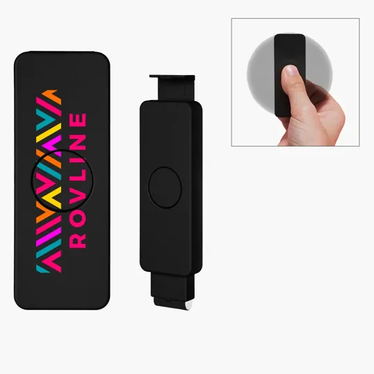 Fun Spinner Phone Stand With Screen Cleaner — view 2