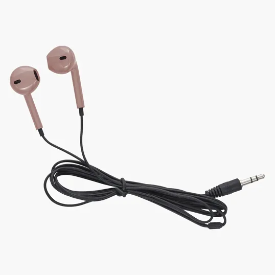 Metallic Wired Earbuds with 46" Cord — view 3
