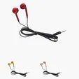 Metallic Wired Earbuds with 46" Cord — view 4