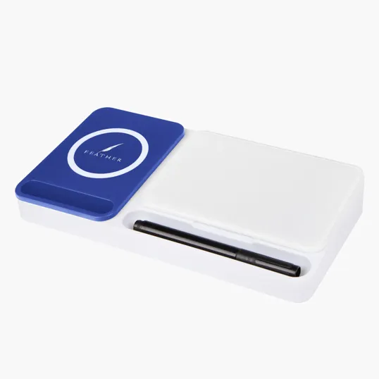 Desk Organizer with Wireless Charger & Dry Erase Board — view 2