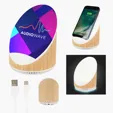 Edgewood Bamboo Speaker & Wireless Charger — view 3