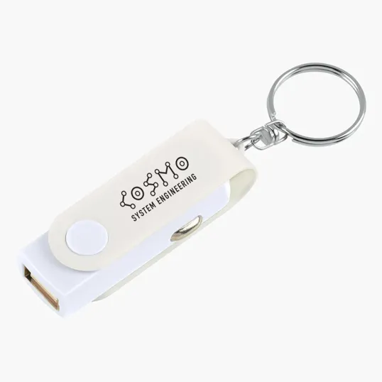 Swivel Car Charger with Split Ring