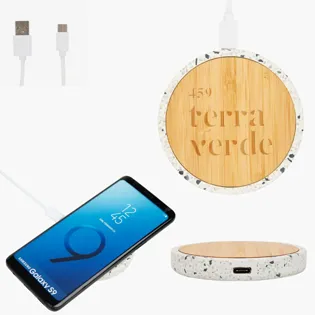 Picture For 10W Speckle & Bamboo Wireless Charger