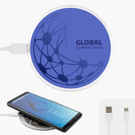 Translucent Wireless Charger with Type-C Input — view 2