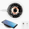 Translucent Wireless Charger with Type-C Input