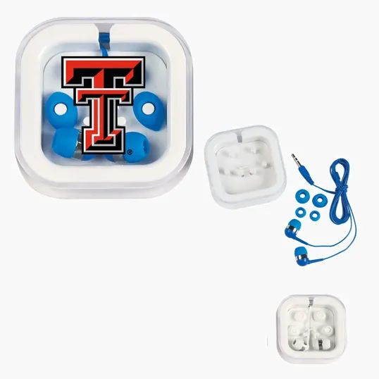 Earbuds in Protective Travel Case with 48" Cord — view 3