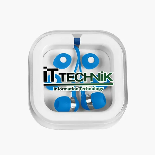 Earbuds in Protective Travel Case with 48" Cord — view 4