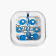 Earbuds in Protective Travel Case with 48" Cord