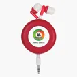Retro Retractable Earbuds with 40" Cord — view 2