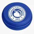 Round Zippered Electronics Travel Case — view 2