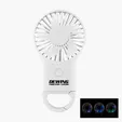 Rechargeable Handheld Fan with Carabiner — view 6