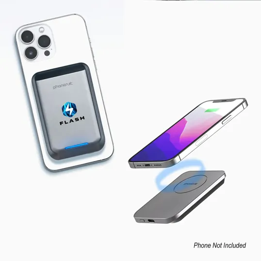 PhoneSuit® Mag Max Wireless Portable Pocket Charger & Battery Pack, 5,000mAh