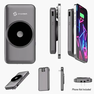 Picture For 10,000mAh PhoneSuit Mag All-In-One Wireless Battery Pack & Wall Adapter