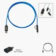 3-In-1 10 Ft. Braided Charging Cable