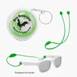 Secure Strap Silicone Ear Pod & Sunglass Holder