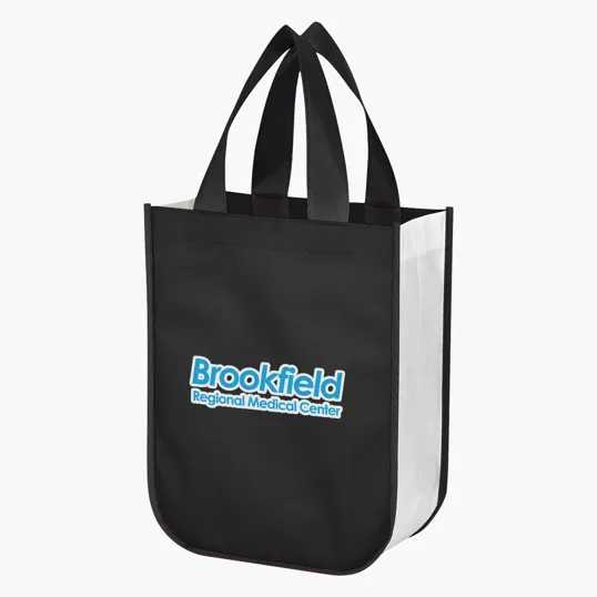 Non-Woven Shopper Tote Bag with 100% RPET Material
