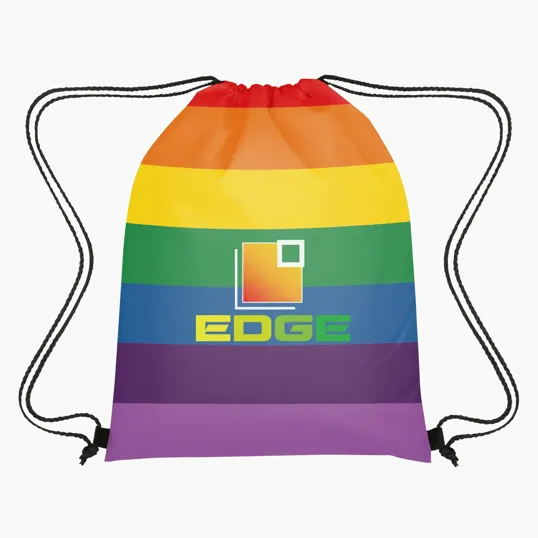 Rainbow Hit Sports Pack Drawstring Bag