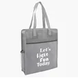 Color Basics Heathered Non-Woven Tote Bag — view 9