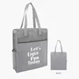 Color Basics Heathered Non-Woven Tote Bag — view 3